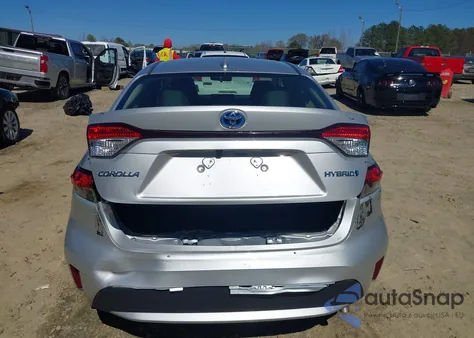 2021 Toyota Corolla Hybrid Le из США, поврежденный, VIN JTDEAMDE8MJ011201
